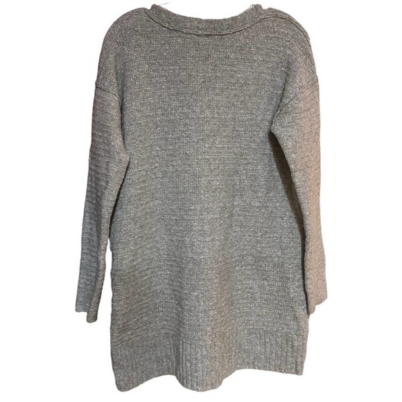 Free People Heart It Laces Oversized Sweater Gray Size XS - Picture 3 of 8